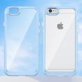 thumbnail image 6 of Case for iPhone 7 8 SE2020 SE2022 Case Slim Dropproof [Defend from Drop/Scratch/Slip/Fingerprint] Clear Acrylic Hard Back Soft TPU Bumper Hybrid Phone Cover for iPhone 7 8 SE2 SE3-Blue, 6 of 14