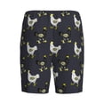thumbnail image 7 of Daiia Cartoon Rooster Mens Woven Stretch Pajama Short,Short Pajama Pants-X-Large, 7 of 7