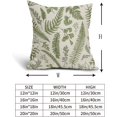 thumbnail image 5 of Sage Green Leaf Pillow Covers 20x20 Set of 2 Vintage Style Sage Herbs Fern Floral Botanical Plant Print Spring Decorative Throw Pillow Cases Outdoor Seasonal Farmhouse Decor for Sofa Couch Bed, 5 of 6