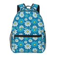 thumbnail image 1 of Easygdp Daisies Flowers Mochila Ergonómica Versátil para Laptop - Múltiples Bolsillos, Correas Ajustables, Unisex para Escuela, Viajes y Actividades al Aire Libre-One Size, 1 of 5