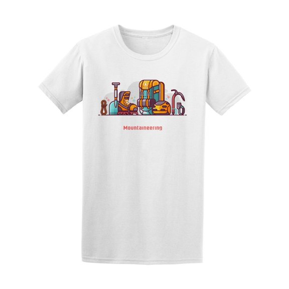 Mountaineering Lovers Equipment Tee Men's -Image by Shutterstock