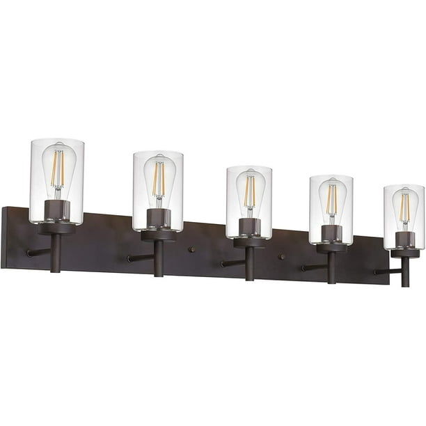 5 Lights Bathroom Vanity Light Fixture Oil Rubbed Bronze Sconces