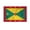 4x6 ft Nylon Flag, variant on AGAS Grenada Flag 4x6 inch - 11" Plastic Pole 100% Polyester Stitched Edges Grenadian National Mini Flag on a Stick