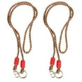 thumbnail image 2 of Cuerda para hamaca de 2 piezas, de correa colgante para columpio de con mosquetones, correas colgantes de extensión de repuesto para juego d Cola cuerda de nailon, 2 of 8