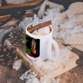 thumbnail image 6 of Yellow Swallowtail Butterfly On Zinnnia Flower, 11oz Magic Transforming Mug, 6 of 8