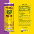 thumbnail image 2 of Yerba Madre, Organic Sparkling, Berrymint Bliss, Low Sugar, 80mg Natural Caffeine, Smooth Energy & Focus, Carbonated, 12 Oz (Pack of 12), 2 of 5