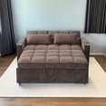thumbnail image 2 of Lazy Sofa Bed,Luxury Seating Foldable Sofa Bed, Sofa velvet pull-out bed, Adjustable Back And With USB Port and Swivel Phone Stand, 2 of 5