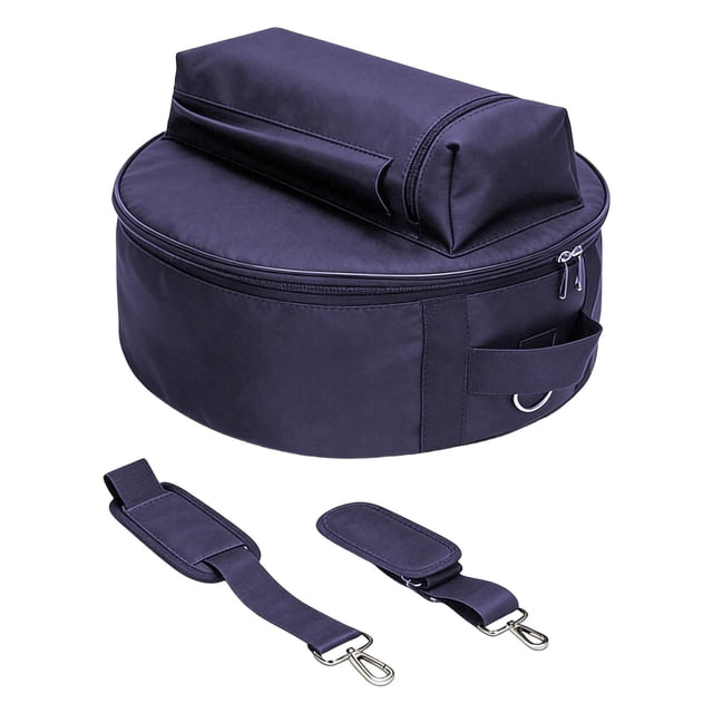 Bunblic Snare Drum Bag Percussion Instrument Accessory Oxford Cloth Thick Padded Professional Dustproof Carrying Case Protection Bag Navy Blue
