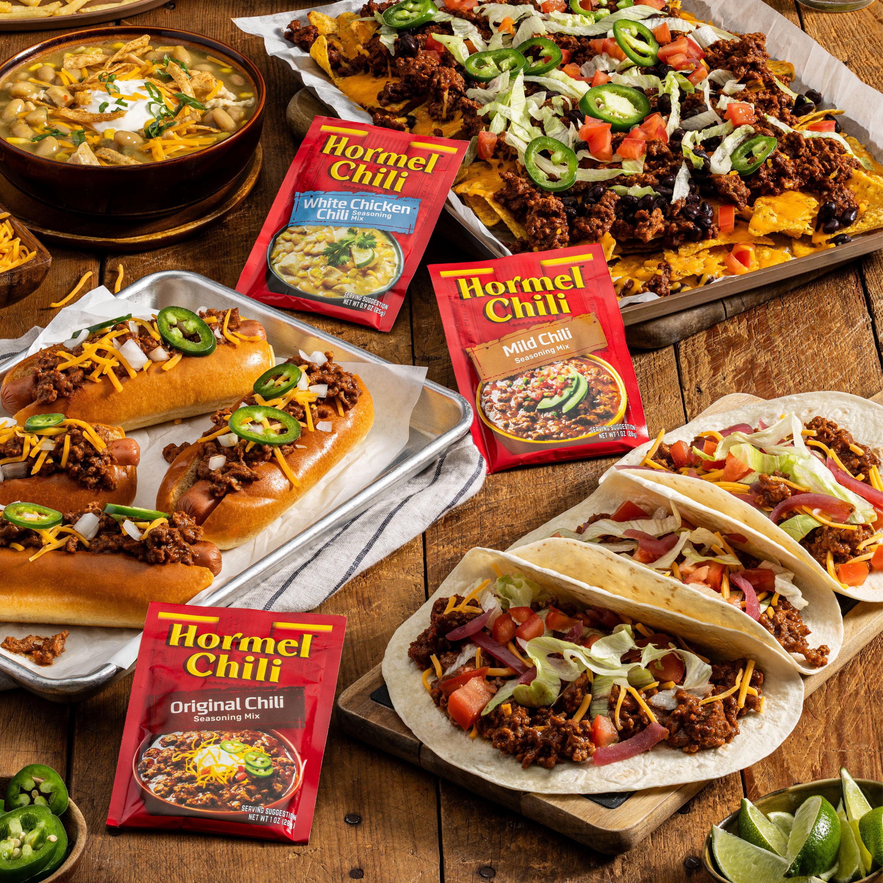 (24 pack) Hormel Original Chili Seasoning Mix, 1 oz Pouch