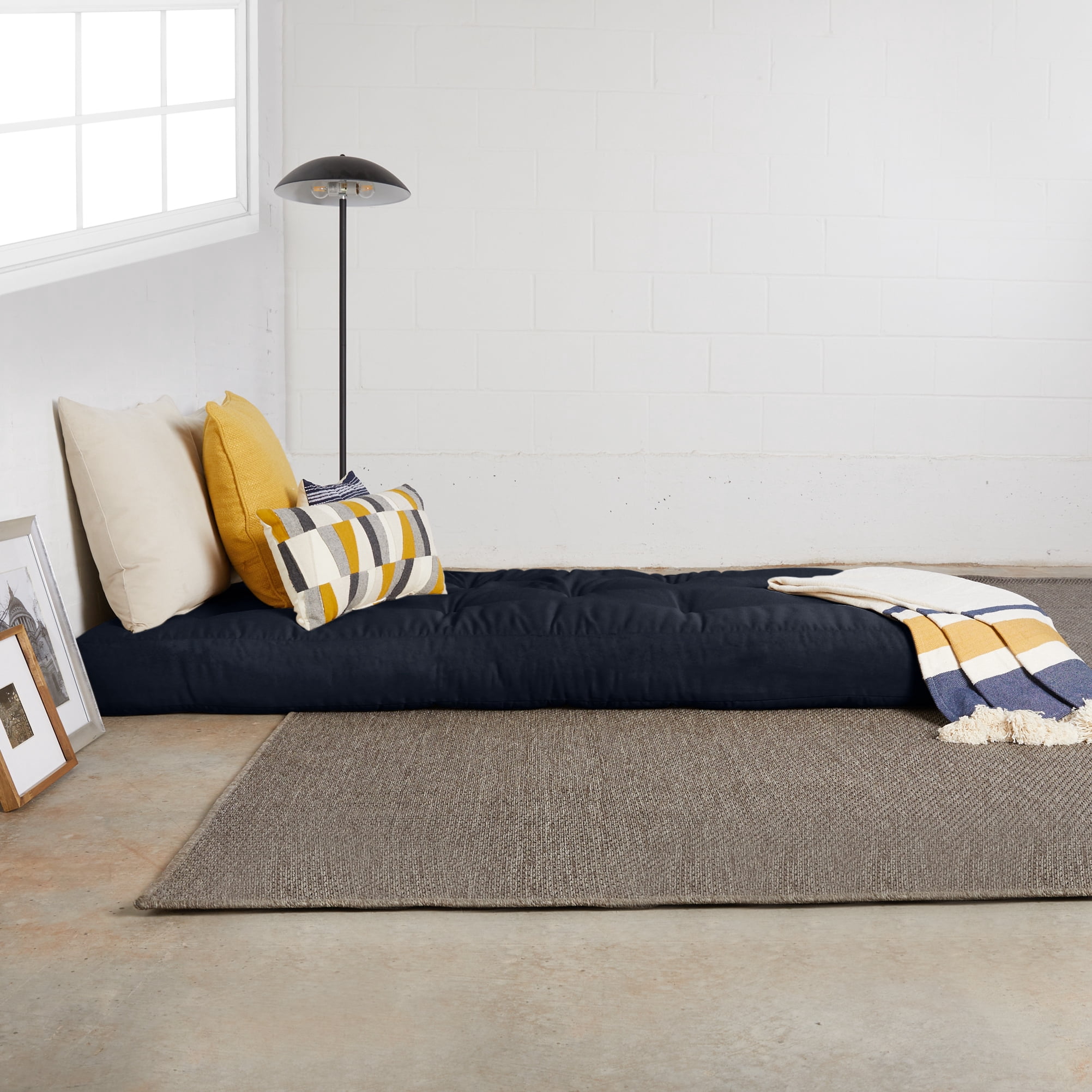 Sorra Home - 10 inch Reversible Tufted Futon Mattress, Twin Size