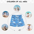 thumbnail image 6 of Police Cars and Cloud Pattern Swim Trunks Quick Dry Beach Pool Board Shorts Lightweight Stylish Print Sizes 2T to XL, 6 of 8