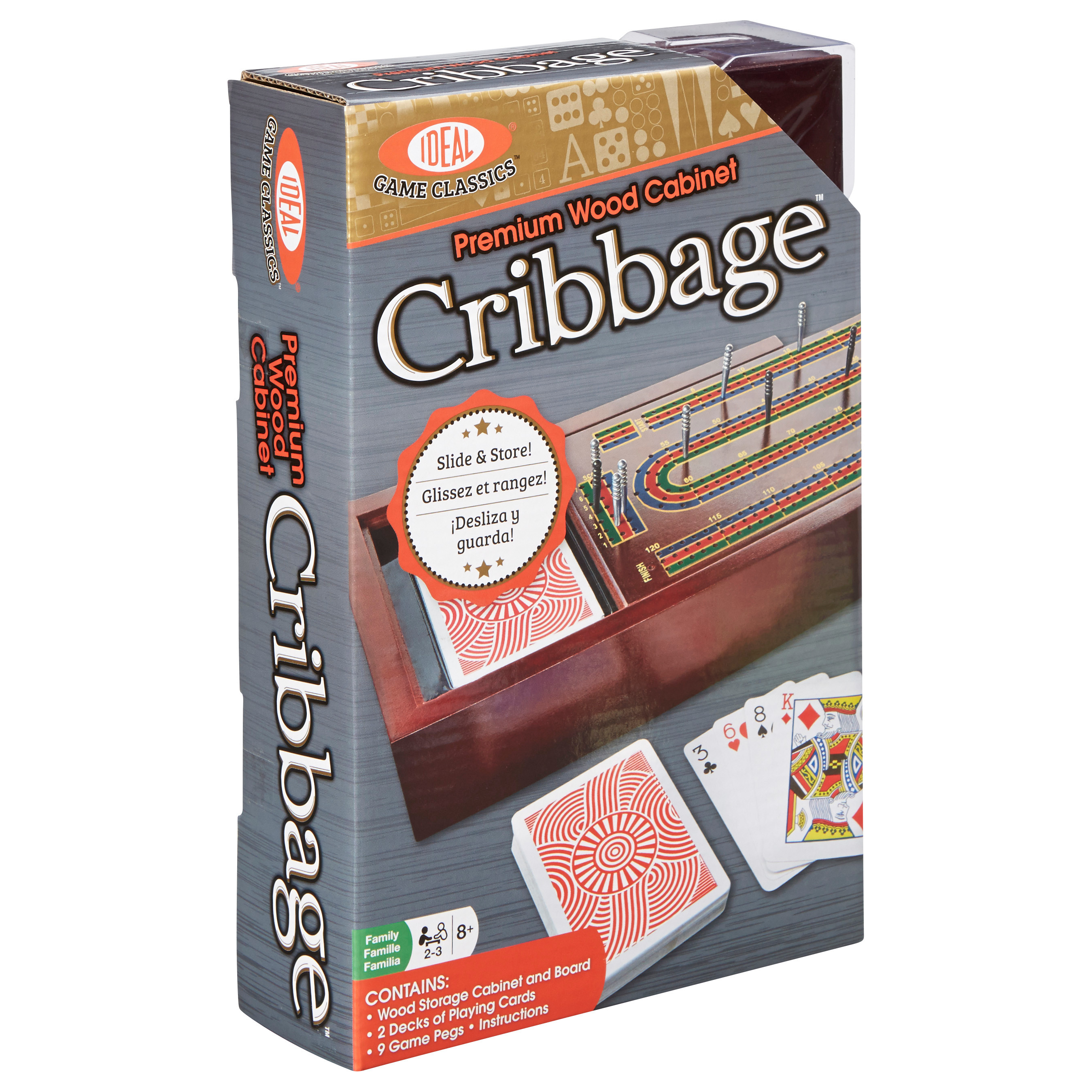 Ideal Premium Wood Cribbage