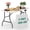 White, variant on WLLJOY 5ft Folding Table, Portable Heavy Duty Picnic Table with Portable Handle, Durable, Suitable for Dinner, Wedding, Camping, White.