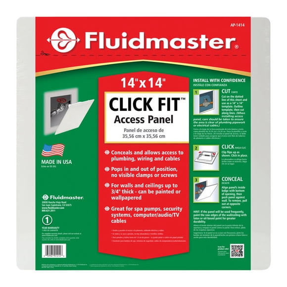 FLUIDMASTER PANEL ACCESS CLMPON14X14 (Pack of 1)