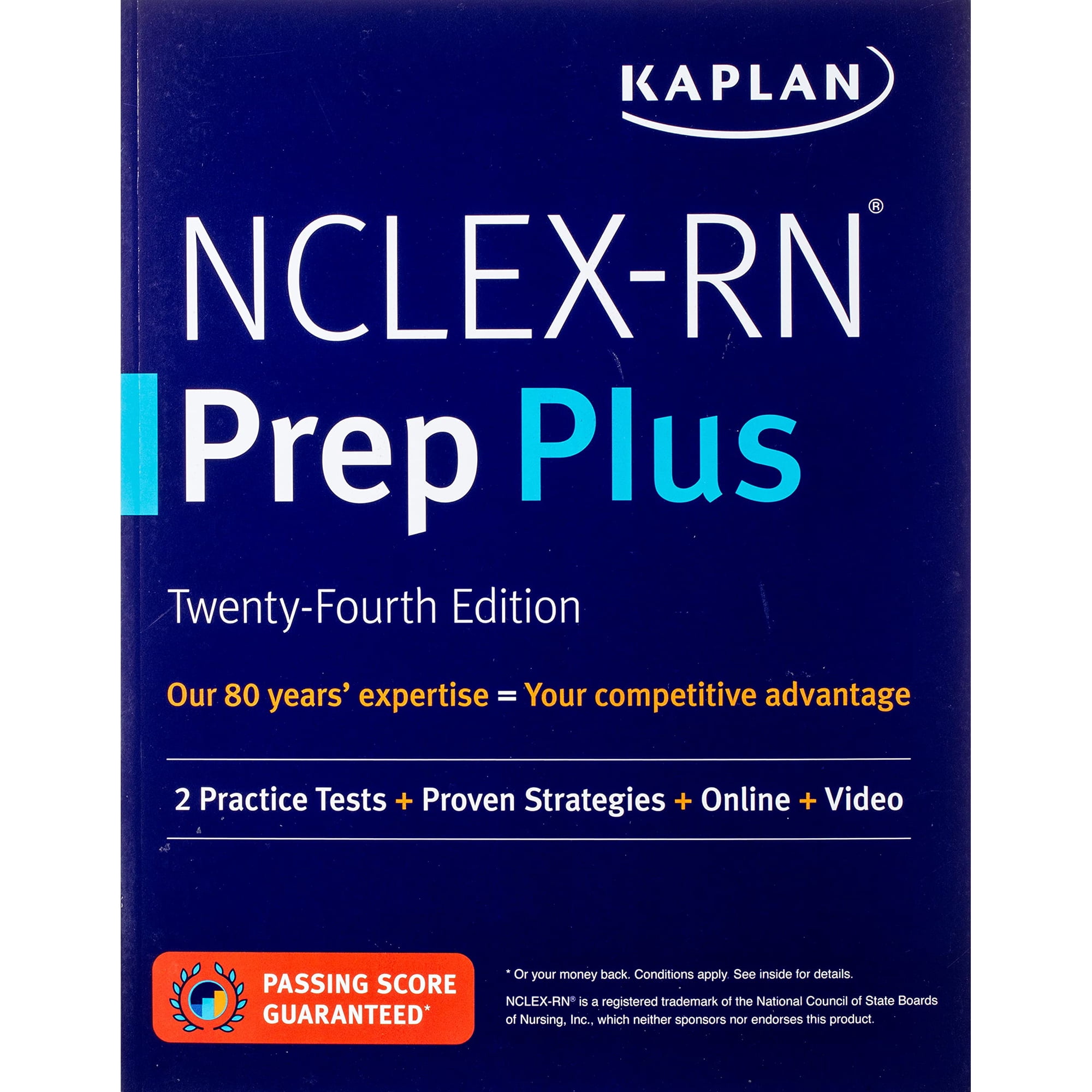 Kaplan Test Prep: NCLEX-RN Prep Plus : 2 Practice Tests + Proven Strategies + Online + Video (Paperback)