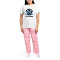 thumbnail image 4 of CafePress - Argentina Football Pajamas - Women's Short Sleeve Print T-Shirt and Pants Light Cotton Pajama Set, 4 of 7