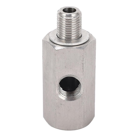 M10x1.0 Oil Pressure Sensor Tee To M10 Adapter Turbo Supply Feed Line Gauge Stainless Steel Tw