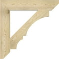 thumbnail image 3 of Ekena Millwork 6"W x 36"D x 36"H Balboa Slat Rough Sawn Bracket, Douglas Fir, 3 of 4