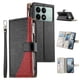 thumbnail image 1 of Funda cartera GANGXUN para Xiaomi Poco X6 Pro 5G , cuero PU con tarjetero, cremallera, correa de mano, soporte y protección 1165°, 1 of 6