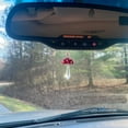 thumbnail image 5 of Mini Mushroom Car Charm, Crystal Suncatcher, Auto Rearview Mirror Accessories, Cute Dainty Minimalist New Car Gift For Her, BOHO Fairy Decor, 5 of 7