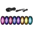 thumbnail image 1 of RGB LED Rock Lights, Multifunction Neon Underglow Waterproof Light with APP Control Multicolor Light, 1 of 5
