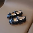 thumbnail image 5 of YHAJDS Girls Bow Flats Soft Sole Mary Jane Shoes Princess Casual School Uniform, 5 of 5