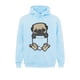 thumbnail image 3 of Sudadera con capucha de bolsillo con diseño de patas de pug, para amantes de los perros, para hombres y mujeres, regalo, para motociclistas, ropa gótica, 3 of 5