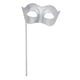 thumbnail image 4 of Máscara de mascarada de Halloween, accesorio de disfraz para cosplay, decoración, carnaval, Halloween plata, 4 of 8