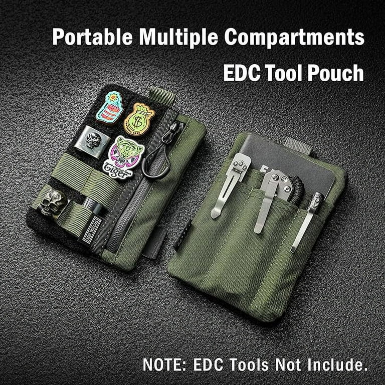 VIPERADE VE27 EDC Pouch, 6 Pockets EDC Organizer Pouch For Men, Cordura EDC Pouch With Zipper Pocket, Multitool Pouch For EDC Gears(Grey) | PH
