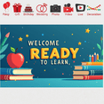 thumbnail image 6 of Welcome Ready to Learn Classroom Banner Educational Backdrop School Supplies Party Decorations Photography Props Classroom Decor, 6 of 7