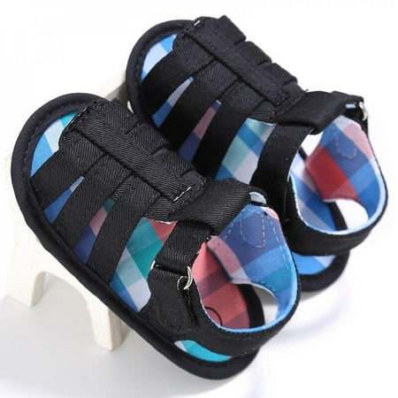 

Promotions! New Style Summer Kids Boys And Girls Canvas First Walker Shoe Baby Fashion Non-slip Shoes 0-18M S2