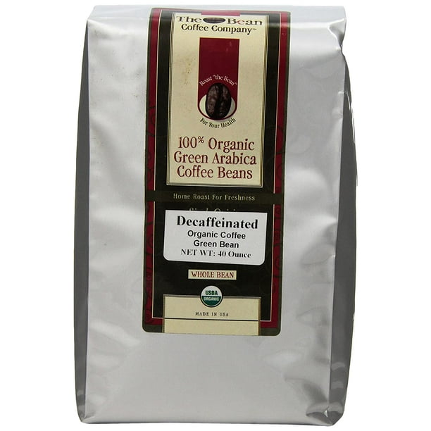 The Bean Coffee Company Organic Decaffeinated Green Coffee Beans, 40