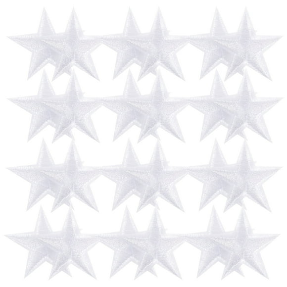 30 parches bordados de estrellas, parches termoadhesivos de estrellas, accesorios de ropa