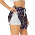 thumbnail image 2 of Haiem Lavender Flowers Women's 2 in 1 Running Shorts - Lightweight Athletic Workout Gym Yoga Breathable Sports Shorts Liner with Phone Pockets-XX-Large, 2 of 9
