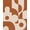 Orange, Pattern 4, variant on Design&I 8'x10' Washable Area Rug Beige Terracotta Geometric Arch Design Retro Abstract with Circles and Arches for King Size Bedroom, Under Bed, Sleek Flatweave Pet Friendly