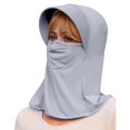 thumbnail image 3 of Shadoumai Sun Hat Bucket Hats for Men Women,Outdoor Wide Brim Fishing Hat with Detachable Face Cover & Neck Flap UV Protection, 3 of 5