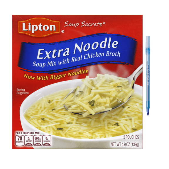 Soup Mix, With Real Chicken Broth, Extra Noodle 4.9 oz