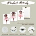 thumbnail image 6 of ZHONGYUTONG Ballerina Pictures Wall Art Ballet Canvas Little Girl Pictures Dancer Art Prints 3 Piece Pink Decor for Girls Room Bedroom (20.00" x 28.00" x 3PCS), 6 of 6