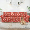thumbnail image 5 of XYZCANDO Christmas Reindeer Home Stylish Armchair Slipcover 1 Piece Stretch Chair Cover for 1 Cushion Couch Armchair Washable Furniture Protection Cover for Living Room, 5 of 6