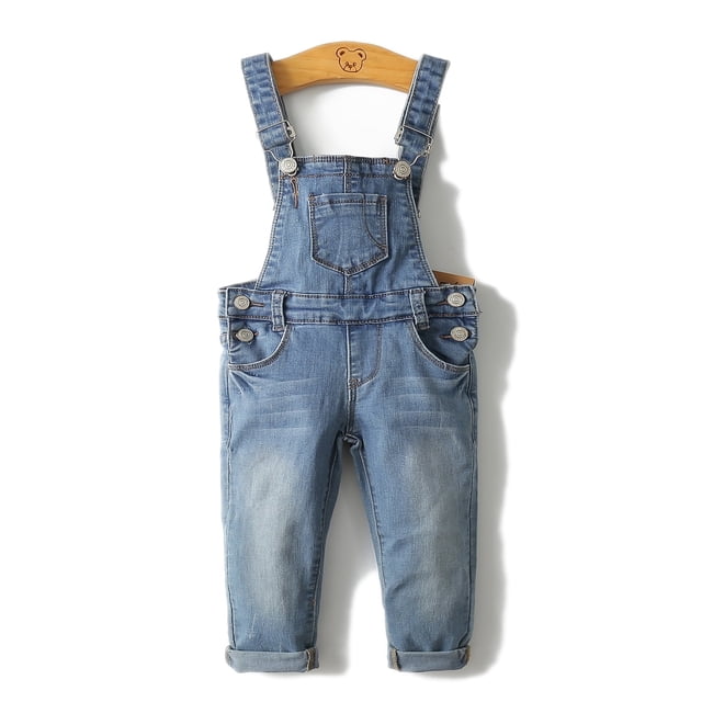 Pantalones Vaqueros Ajustados y Lindos con Rotos Para Niña y Niño, KIDSCOOL SPACE,12-18 Meses