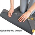 thumbnail image 3 of Dog Paw and Bone Hot Yoga Mat Towel Non Slip for Hot Yoga - Quick-Drying Yoga Mat Cover with 4 Corner Pockets with Travel Bag - Hot Yoga Towel Non Slip Grip Moisture Wicking Sweat 70"x26", 3 of 6