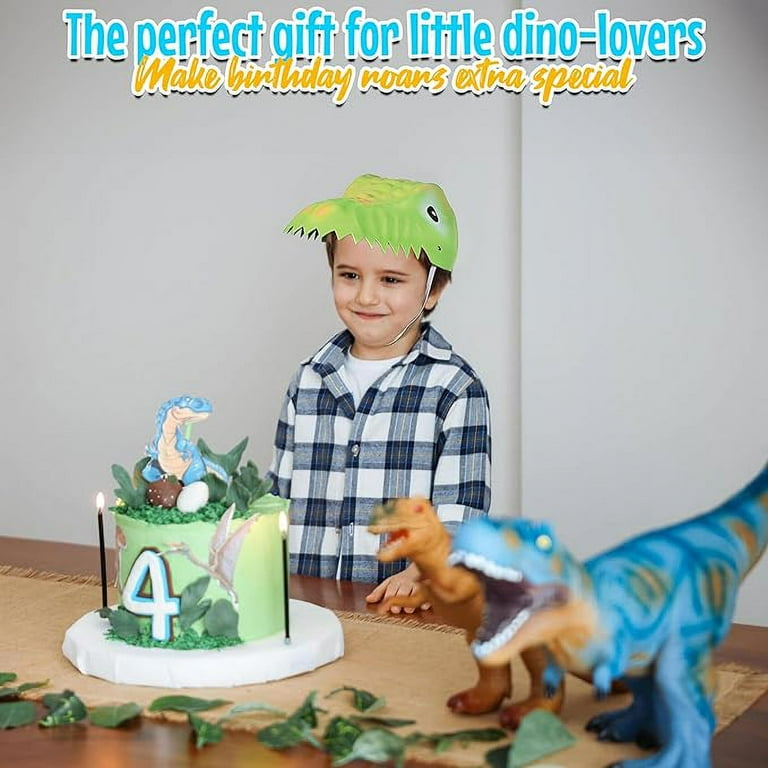 Fun Express Foam Dinosaur Hats for Kids, Set of 12, Birthday Party