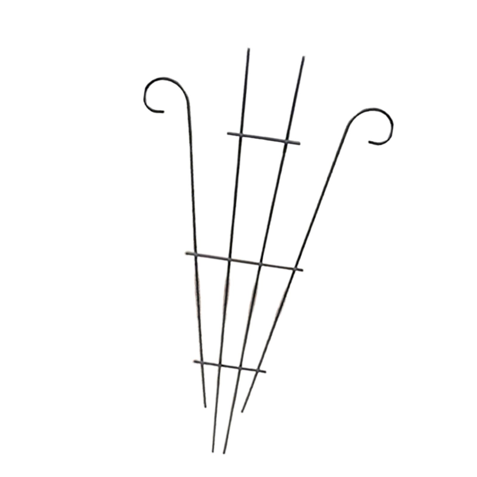 koolsoo Potted Plants Trellis Plant Flower Support for Backyard Indoor Outdoor Patio black