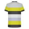 thumbnail image 5 of hotojiny Mens T-Shirt Colorblock Crewneck Loose Fit Tee Short Sleeve Soft Breathable Basic Top Summer Fashion Clothes, 5 of 5