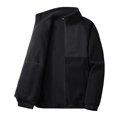 thumbnail image 3 of Vedolay Men's and Big Men's Button Down Long Sleeve Soft Cardigan Blazer Jackets Black,M, 3 of 4