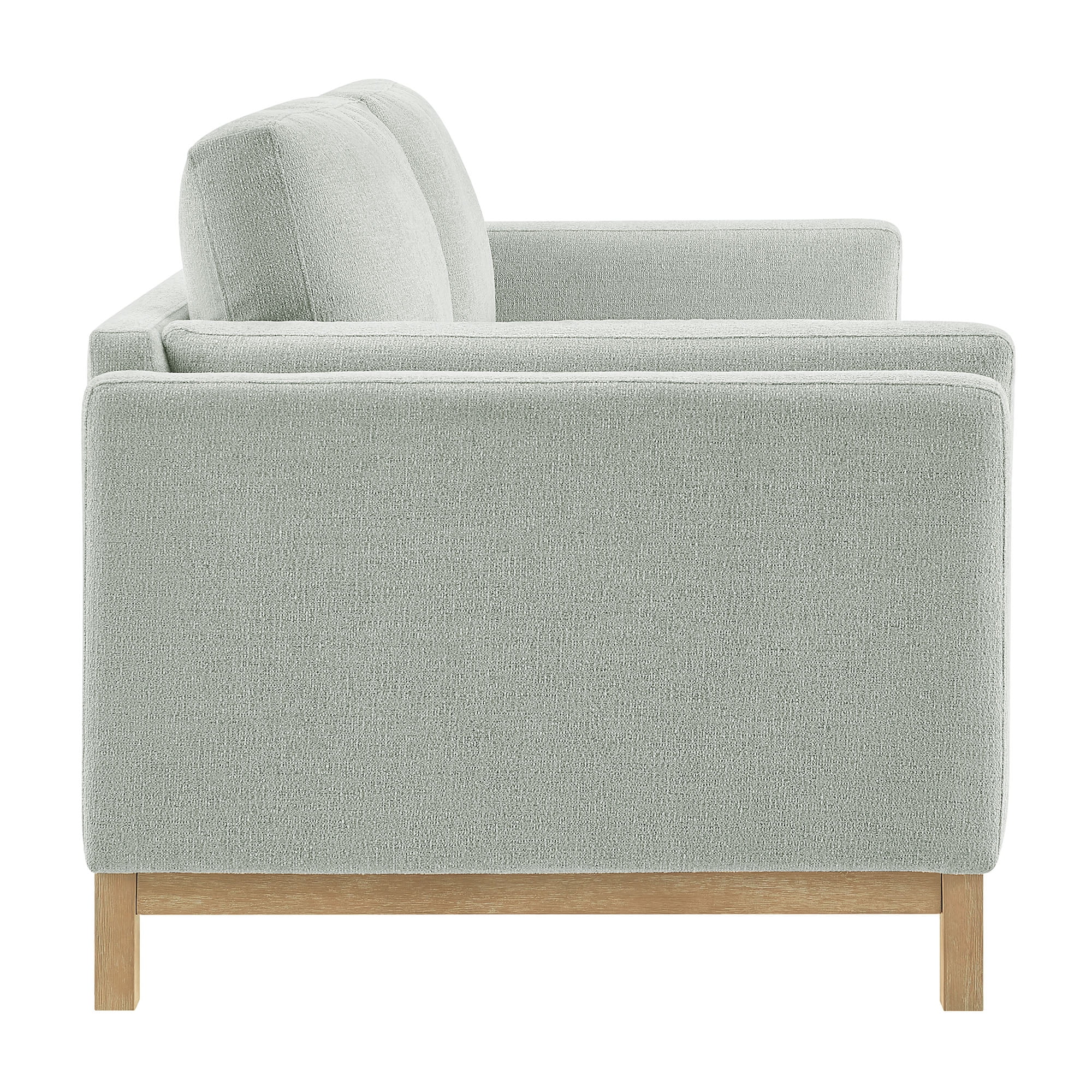 Modway Roscoe 81 inch Fabric Sofa in Gray