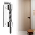 thumbnail image 3 of Bgsha Spring Loaded Bolt Latch Pin, Heavy Duty Steel Sliding Door Lock for Doors/Cabinets/Chests, Solid Hardware Latch 2pcs, 3 of 10