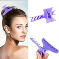 thumbnail image 2 of mygreen Purple Hot Pink Butterfly Hair Claw Clips for Styling & Sectioning - Pro Clamp Clips for Makeup, Cutting & Coloring - Hair Accessories for Women & Girls Black & Blue & Purple, 2 of 8