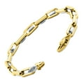 thumbnail image 2 of Pompeii Men's Link 14k Gold (43gram) or Platinum (69gram) 6mm Bracelet 8.5" (,), 2 of 2