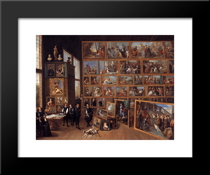 The Archduke Leopold Wilhelm in his Picture Gallery in Brussels 20x24 ...